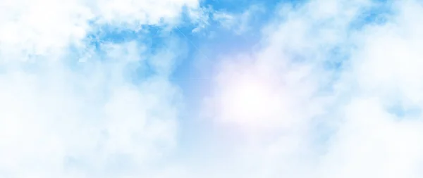 抽象蓝天与云 — 图库照片