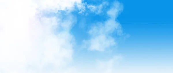 Witte Wolken Hemelachtergrond — Stockfoto