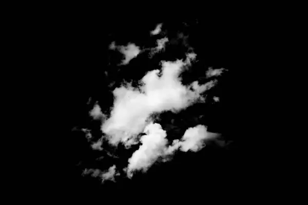 Хмара Чорному Фоні — стокове фото