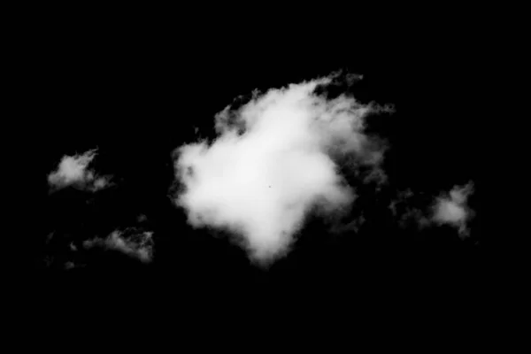 Nuvola Sfondo Nero — Foto Stock