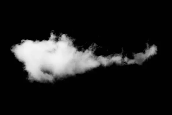 Weißer Rauch Schwarzer Und Weißer Hintergrund — Stockfoto