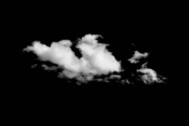 arkaplanda izole bulutlar