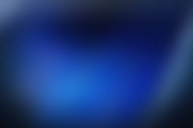 Koyu mavi vektör arkaplanı bulanıklaştırdı. Soyut ve gradyan renkte renkli çizimler. İşiniz için yepyeni bir tasarım..