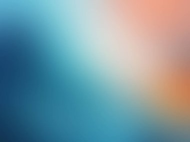 Mavi ve turuncu gökyüzünün bulanık arkaplanı