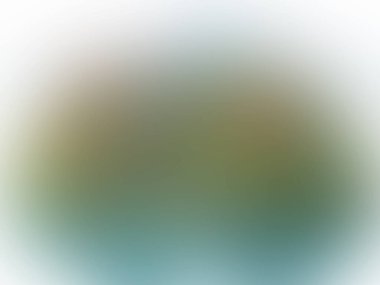 Yeşil ve mavi gökyüzünün bulanık bir görüntüsü