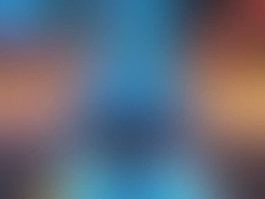 Mavi ve turuncu gökyüzünün bulanık arkaplanı