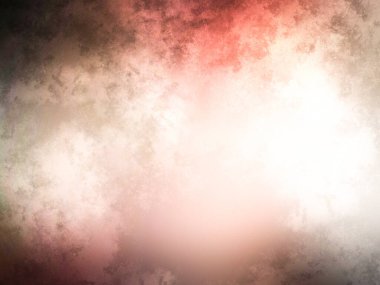 Siyah beyaz saati olan kırmızı ve beyaz bir arkaplan.