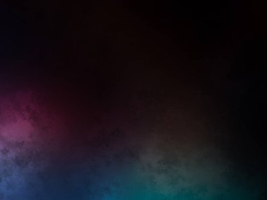 Siyah arkaplanı ve mavi arkaplanı olan renkli bir arkaplan