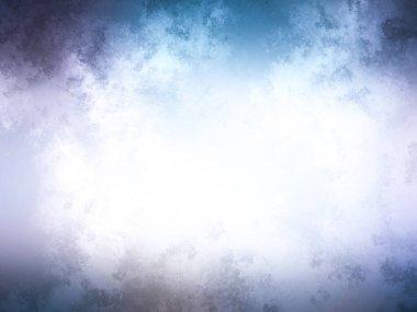 Bulanık gökyüzü ile mavi ve beyaz bir arkaplan