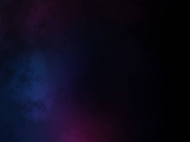 Koyu bir arka plan, mavi ve pembe bir ışık.