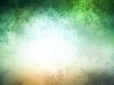 Bulanık gökyüzü ile yeşil ve sarı bir arkaplan