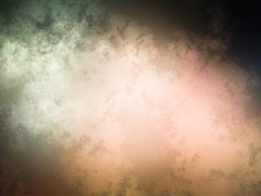 Bulanık bir arkaplan, saat ve gökyüzü.