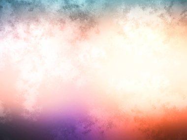 Bulanık gökyüzü ile renkli bir arkaplan