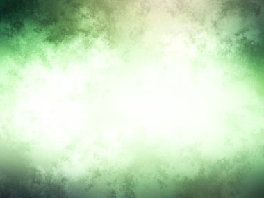 Bulanık efektli yeşil ve beyaz bir arkaplan