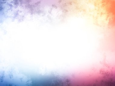 Beyaz ve mavi gökyüzü ile renkli bir arkaplan