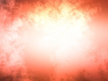 Kırmızı ve turuncu arka plan, siyah ve beyaz köpek.