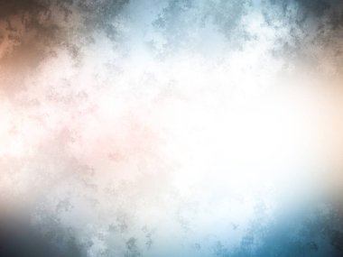 Mavi ve turuncu gökyüzü ile bulanık bir arkaplan