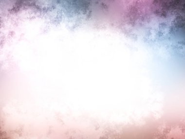 Beyaz çemberli pembe ve mavi bir arkaplan