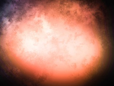 Parlak turuncu ve mor bir arkaplan önünde kaykay tutan bir kişi.