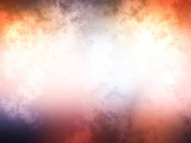 Bir saatin bulanık görüntüsüne sahip renkli bir arkaplan