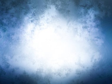 Ortasında ışık olan mavi ve beyaz bir arkaplan