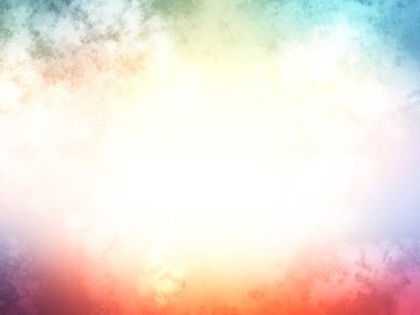 Bulanık gökyüzü ile renkli bir arkaplan