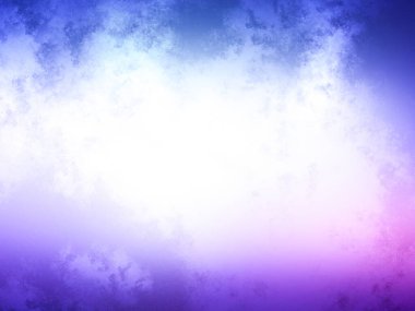 Beyaz ve mavi gökyüzü ile mor ve mavi bir arkaplan