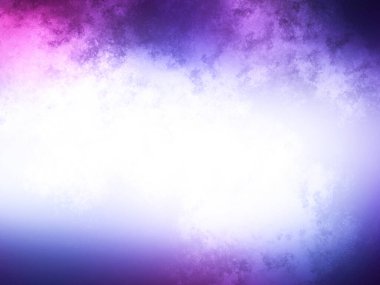 Mor ve mavi arkaplan ve beyaz ışık