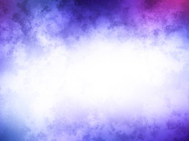 Beyaz kenarlıklı mor ve mavi bir arkaplan