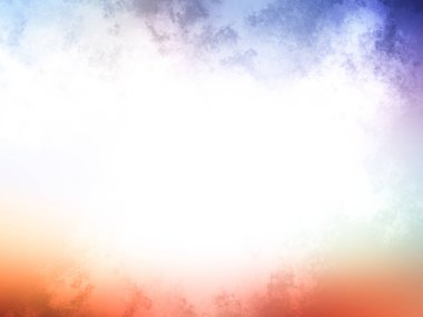 Bulanık gökyüzü ile renkli bir arkaplan
