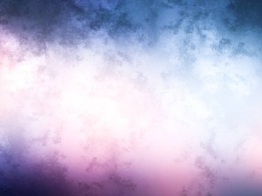 Bulutları ve uçakları olan renkli bir gökyüzü.