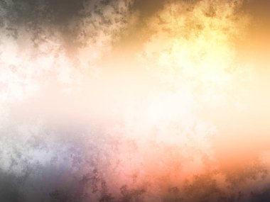 Bulutlu bir yüzeyde kaykay süren bir insan.