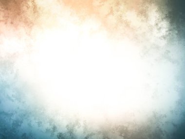 Beyaz ışığı olan mavi ve turuncu bir arkaplan