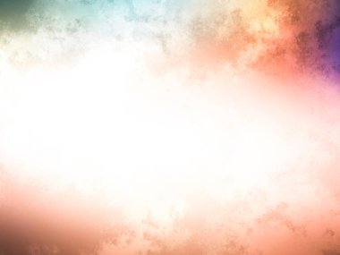 Bulanık gökyüzü ile renkli bir arkaplan