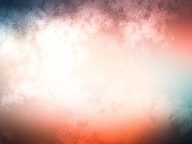 Kırmızı ve mavi gökyüzü ile bulanık bir arkaplan