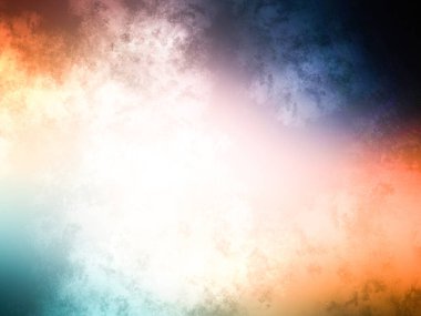 Bulanık gökyüzü ile renkli bir arkaplan