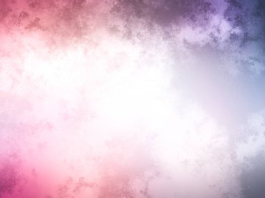 Bulutları ve uçakları olan renkli bir gökyüzü.