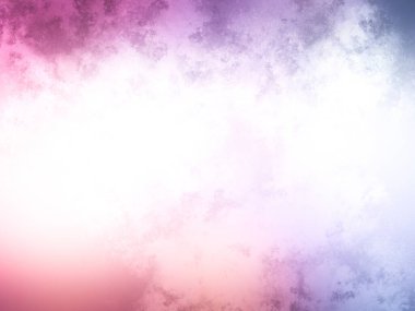 Gökyüzü arkaplanı olan pembe ve mavi bir bulut