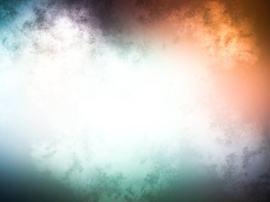 Renkli bir gökyüzü ile bulanık bir arkaplan