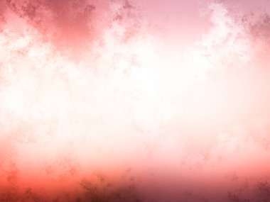 Birkaç bulutlu kırmızı ve pembe bir gökyüzü