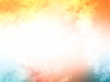 Bulutlu renkli bir gökyüzü ve sörf tahtasında bir insan.