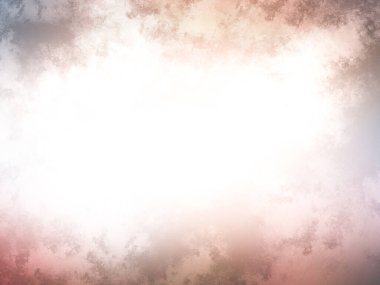 Beyaz bulutlu kırmızı ve mavi bir gökyüzü