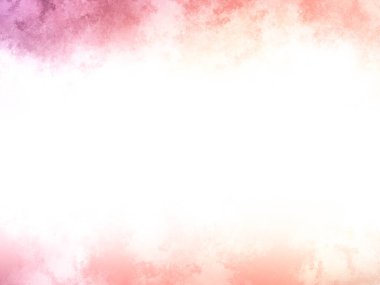 metin için beyaz alanı olan pembe ve mor suluboya arkaplan