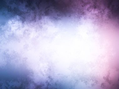 Bulanık gökyüzü ile mavi ve pembe bir arkaplan