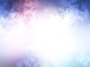 Bulutlu renkli bir gökyüzü ve parlak bir ışık.