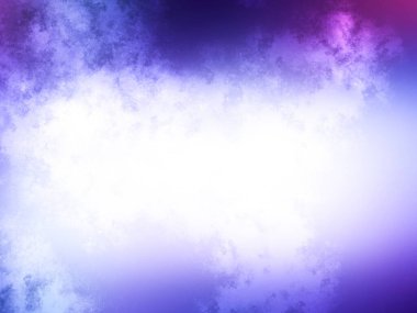 Beyaz bulutlu mor ve mavi bir arkaplan