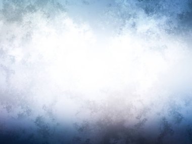 Bulanık gökyüzü ile mavi ve beyaz bir arkaplan