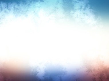 Mavi gökyüzü ve kırmızı ve beyaz arkaplanı olan bulanık bir arkaplan