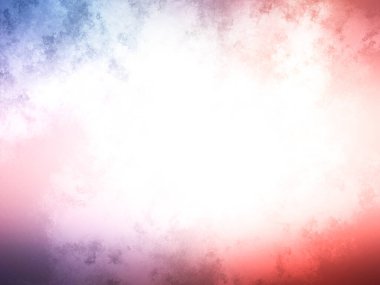 Beyaz ve mavi gökyüzü ile kırmızı ve mavi bir arkaplan