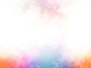 Beyaz gökyüzü ve gökkuşağı ile renkli bir arkaplan